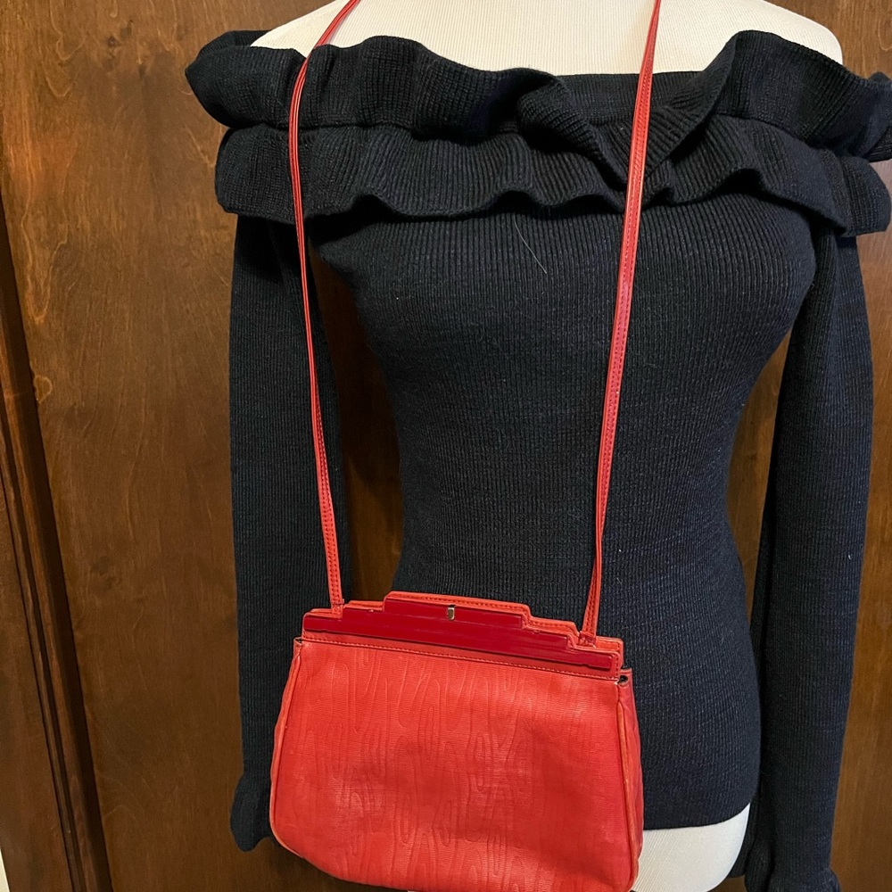Chic Red Crossbody Bag